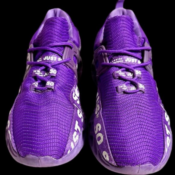 Womens SZ 11 Just So JointlyCreating Purple Running Shoes Sneakers - Picture 2 of 7